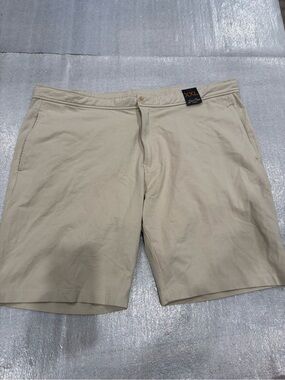 Good Man Brand Men's Tan Flat Front Shorts - XXL